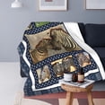 thumbnail image 4 of Zebra Blanket Zebra Print Throw Blankets Cozy Fleece Flannel Blanket Plush Lightweight Blanket Zebra Decor Gifts for Men Women Girls Boys Adults for Couch Sofa Bed 60"X80", 4 of 6