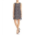 thumbnail image 2 of Finity Womens Polka Dot Shift Dress, Black, 8, 2 of 2