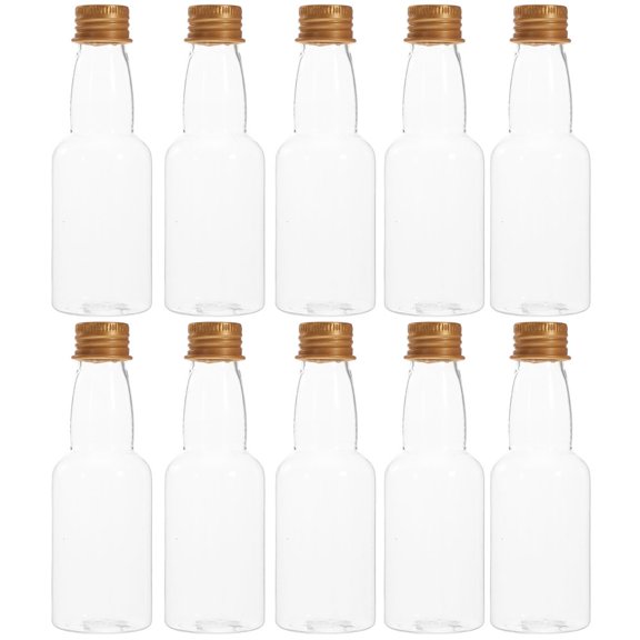 HLONK 25 Pcs Bouteille Miniature Bouteille à Jus Multifonctionnelle Bouteille de Boisson Réutilisable Bouteille de Vin pour Voyage