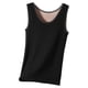 thumbnail image 2 of Minnieouse Ropa térmica sin mangas de cuello para mujer, camisa cálida ajustada para estudiantes, chaleco de capa Base, Tops, ropa interior de Ropa interior Negro Minnieouse AP013584-01, 2 of 6
