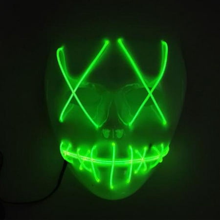Tagital Adult Light Up LED Halloween Mask