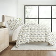 thumbnail image 4 of Duvet Covert Set - Ultra Soft - Navy Bohemian Feather for Twin Size Bedding by Comfort Canopy, 4 of 15