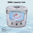 thumbnail image 6 of Ultrasonic Retainer Cleaner, Dental Cleaning Pod with U-V Lights, 45kHz Retainer Cleaner Machine for Dentures, Toothbrush Heads, Jewelry, Aligner, Night Mouth Guards (Black), 6 of 8