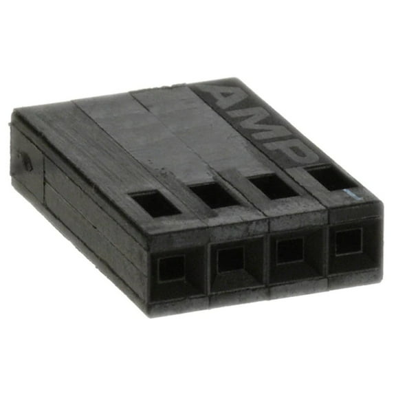 Pack of 20 87499-7 Connectors Housings Receptacle Black 4 Rectangular 0.100 (2.54mm) :Rohs