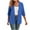 Blue, variant on fatyb Women's 3/4 Sleeve Cardigan Lightweight Open Front Cardigans for Women Casual Loose Soft Cover Up