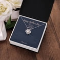 thumbnail image 3 of To My Badass Mom Necklace Badass Mom Gift Mother’s Day Gift Birthday Gift Gift from Daughter Gift from Son Birthday - Love Knot Necklace - Message Card & Gift Box, 3 of 5