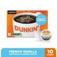 thumbnail image 3 of Dunkin’ French Vanilla Artificially Flavored Coffee, Keurig K Cup Pods, 10 Count Box, 3 of 14