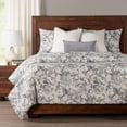 thumbnail image 2 of SIScovers  Lake Placid Abstract Floral Print Duvet Set King - 7 Piece, 2 of 5