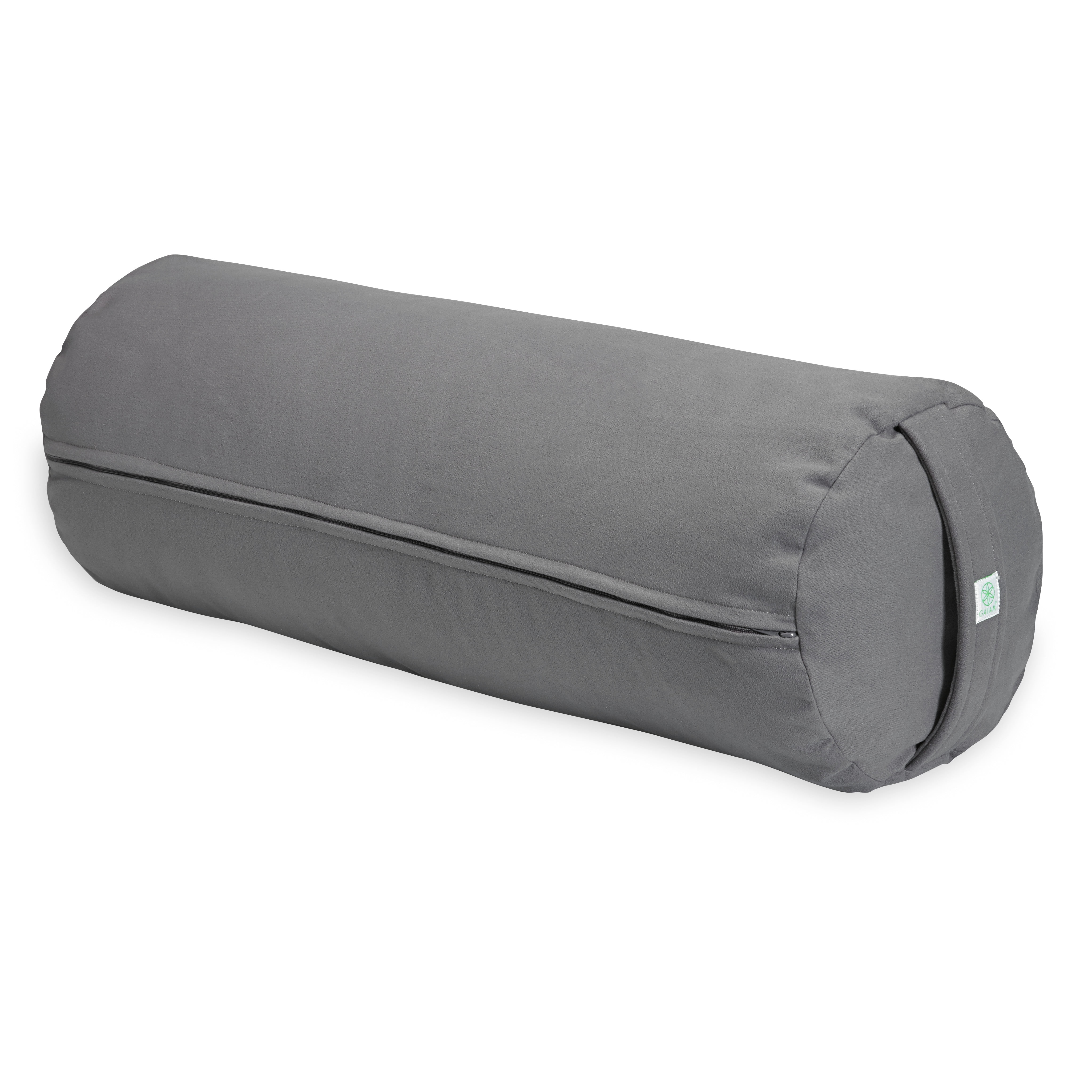 Gaiam Round/Tube Bolster Grey