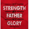 thumbnail image 2 of My Strength My Father My Glory Jesus Hoodie Sweatshirt Women Men Brisco Brands S, 2 of 6