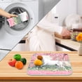 thumbnail image 4 of Ryvnso Horse in Peach Forest Dish Drying Mat for Kitchen Countertop 16x18 Small Dish Pad Drainer Rack Dish Sink Mats, 4 of 7