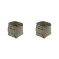 thumbnail image 3 of Bewildely DIY pen holder easy to desktop pen box storage handmade storage holder storage DIY leather office box Nordic ins verde claro 9*9*10 CM 2piezas, 3 of 6