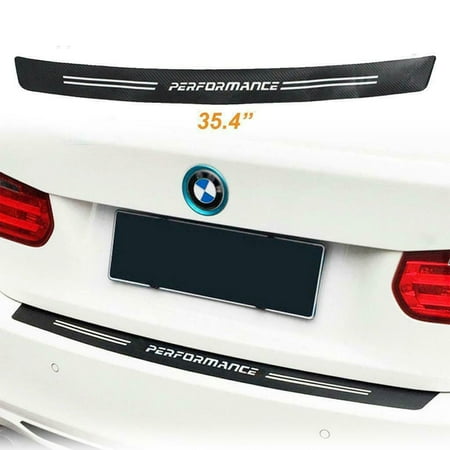 - 90cm for BMW Trunk Carbon Fiber Texture Decal Bumper Guard Protector Decor Sticker