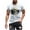 White, variant on Shirts for Men under $5 Short Sleeved Round Neck Casual Printed Shirt
