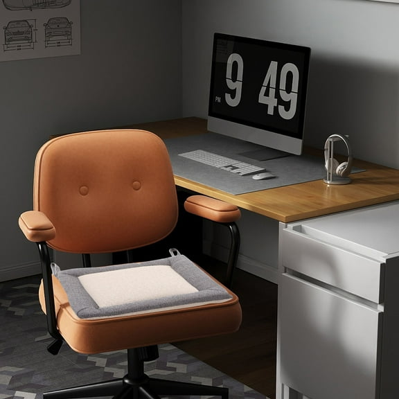 NIAIZEK Beige Linen Small Bench Cushion, 1 Piece, Comfortable Seat Pad for Home, Office, Dorm, and Back to School Use