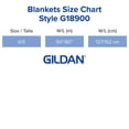 thumbnail image 4 of Manta polar Gildan Heavy Blend G18900 Sport Grey 127 x 152 cm, 4 of 5
