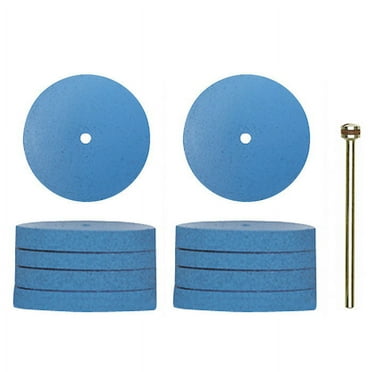Silicone polishing wheels, Ø 7/8", 10 pcs.