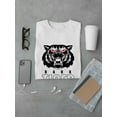 thumbnail image 3 of Dark Tiger With Red Eyes T-Shirt Men -Image by Shutterstock, Male 4X-Large, 3 of 4