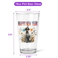 thumbnail image 5 of Happy New Year with German Shorthaired Pointer Fireworks Holiday Xmas Winter 2025 16oz Pint Beer Glass Mug GSP Lover Dog Gift Beer Glasses Cup - 00025, 5 of 5