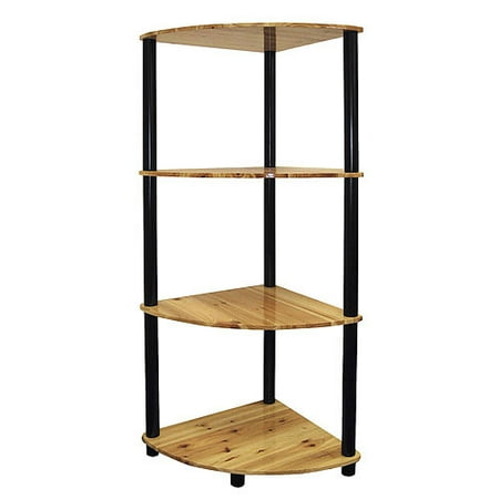 Black Corner Bookcase Cabinet : I think i have revised my thoughts on this corner bookcase.
