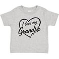 thumbnail image 3 of Inktastic I Love My Grandpa in Black Chalk Heart Boys or Girls Baby T-Shirt, 3 of 5