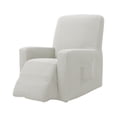 thumbnail image 2 of Funda para sillón reclinable Billuyoard sofá de masaje Protector a prueba de polvo Blanco, 2 of 6