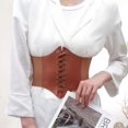thumbnail image 4 of Mujer Bustiers Corsé Cinturón Y2k Vintage Cintura Entrenador Underbust Cinturones Cummerbunds, 4 of 7
