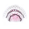 thumbnail image 1 of 50 PCS Ear Stretching Kit 14Gauges- Pendiente Mármol Acrílico Taper Piercing Jewlery Sets, 1 of 5