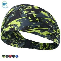 Deago Sports Headbands for Men and Women Non Slip Fitness Headband Moisture Wicking Sweatband for Workout Yoga Running and Athletic