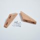 thumbnail image 3 of 6 Piezas Ganchos de Madera Vintage Ganchos de Madera Capacidad de Carga de 5 Kg, Ganchos de Pared Ganchos para Albornoz Ganchos para Sombreros Ganchos para Abrigos Ganchos Multiusos Ganchos, 3 of 4