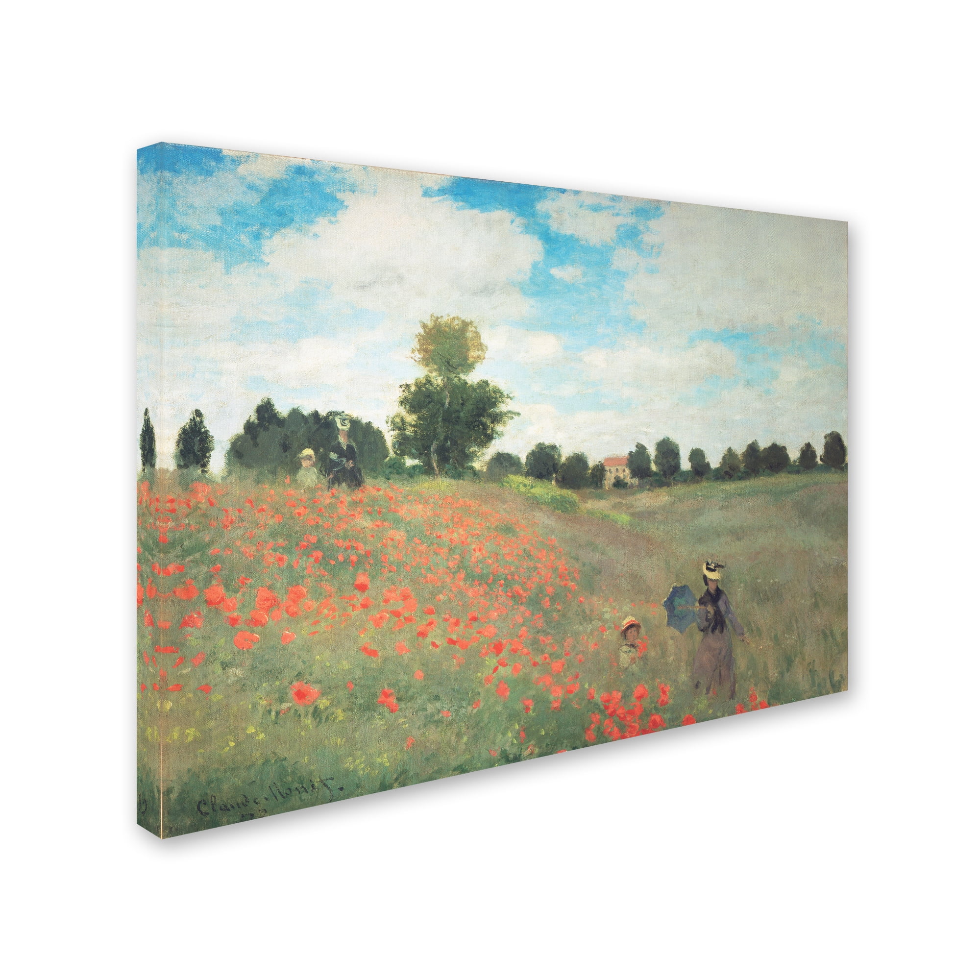 Trademark Fine Art 'Les Conquelicots' Canvas Art by Claude Monet