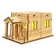thumbnail image 2 of Kit de Casas Navideñas de Madera Iluminadas Hechas a Mano | Decoraciones Navideñas para Pintar | Iluminación Suave y Acogedora | Diversión Familiar | Regalo para Decorar La Repisa de La Chimenea, 2 of 6