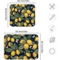 thumbnail image 3 of Vivid Lemon Dish Drying Mat for Kitchen Counter, Ultra Absorbent Reversible Microfiber Dishes Drying Rack Pad Heat-resistant Mats 16x18in, 3 of 7