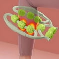 thumbnail image 4 of Rouleau Neuf Roues pour Muscles des Jambes : Votre Solution Ultime pour la Relaxation et la Récupération, 4 of 5