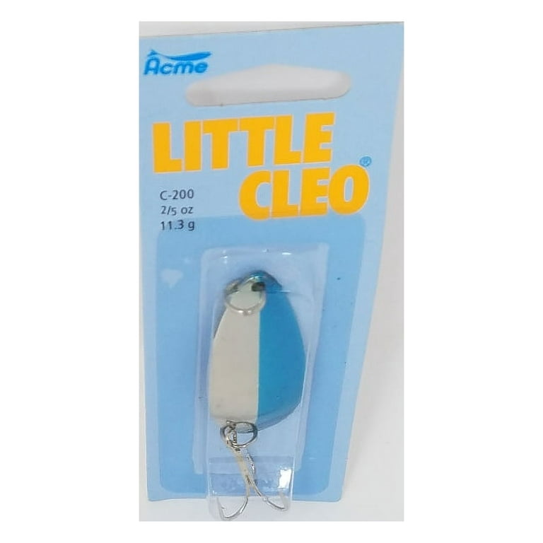 Acme Little Cleo 1/3 oz Hammered Nickel Blue