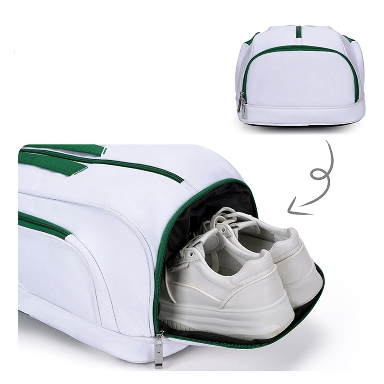harayaa Pickleball Backpack Tennis Bag Portable Travel Pouch Racket Cover Handbag Paddle White