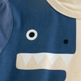 thumbnail image 4 of KYAIGUO Baby Boys Dinosaur Short Casual Crewneck Short Sleeve Tops Cute Summer Short Kids Clothes for Toddler 1-9 Years Old, 4 of 7