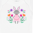 thumbnail image 4 of Inktastic Easter Scandinavian Bunny with Flowers Boys or Girls Baby Bodysuit, 4 of 5