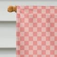 thumbnail image 3 of Carolines Treasures BB7824CHF Hungarian Grey Steppe Cow Pink Check Canvas House Flag, 3 of 4
