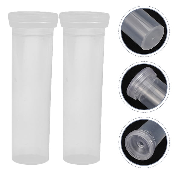 Masteelf 10 Pcs Single Flower Water Tubes Plastic Floral Tubes With Caps For Flower Arrangement Suitable For Ground Flower Holder And Floral Arrangement Supplies
