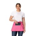 thumbnail image 4 of Delantal Chef Works para camarera unisex, color rosa intenso, talla única, 4 of 4