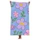 thumbnail image 2 of Camisones sin mangas con estampado de verano para mujer, batas de baño, toallas de playa, batas de poliéster, 2 of 4