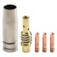 thumbnail image 1 of 5pcs/set Contact Tip Consumables MIG Welding MB15 15AK 06/08/09/10/12mm Contact Tip With Tip Holder Guard Nozzleb, 1 of 5