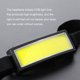 thumbnail image 5 of Cateissary Linterna frontal de 500LM 40COB, recargable por USB, ajustable, para acampar y pescar, IPX4, resistente al agua, linterna LED portátil para Iluminación y accesorios Cateissary HA006661-00B, 5 of 6