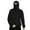 Z64-Black, variant on Balaclava Hoodie for Men, Loose Masked Zipper Sweatshirt with Pocket