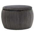 thumbnail image 3 of TOV Furniture Fleur Velvet Storage Ottoman, 3 of 11