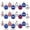 A1, variant on Nkmbld 12Pack Patriotic Hanging Ball Ornaments Independence Day Decorations Hanging Pendants for 250th Anniversary 4th of July Party Window Wall Decoration