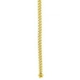 thumbnail image 4 of JewelStop 10K Yellow Gold 6.6mm Semi-Solid Classic Miami Cuban Chain with Polished Finish and Box Lock Clasp - 22in, 4 of 7