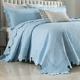 thumbnail image 2 of MarCielo 3Pcs 100% Cotton Oversized Quilt Bedspread Coverlet Set TK, 2 of 7