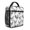 Rooster and Sketch, variant on Rooster and Sketch White Pattern Insulated Lunch Bag Teens,Lunch Box for Men Women for Work,Picnic or Travel,10.2x9.5x4.3 Inches,8 Can Capacity